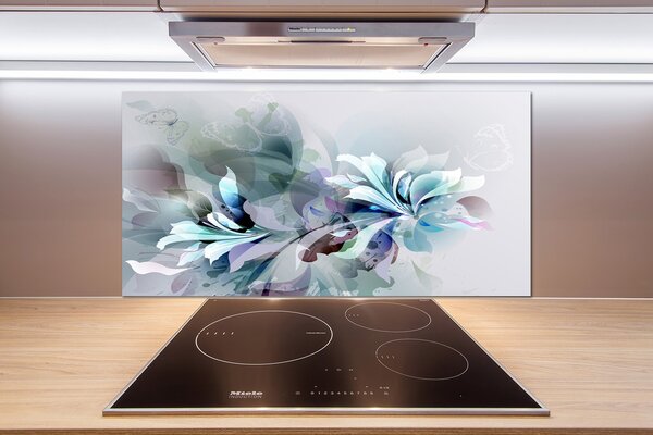 Panel do kuchyne Abstrakcie kvety pl-pksh-100x50-f-77524486