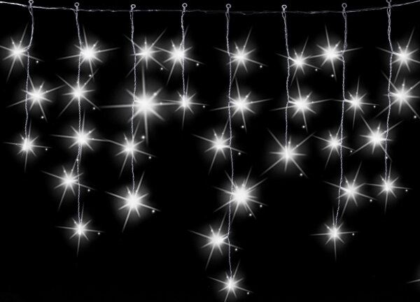 Aigostar - Vonkajšia vianočná LED svetelná reťaz 200xLED 8x0,6m IP44 studená biela