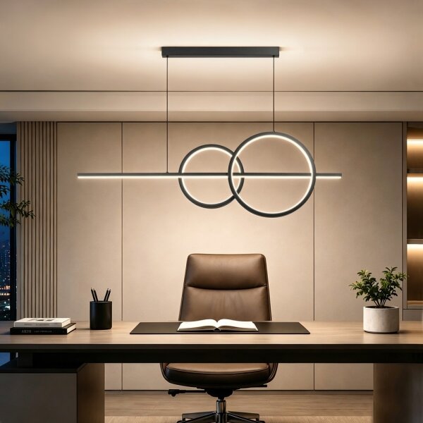 BRILAGI - stmievateľný LED luster na lanku SIGNATURE LED/53W/230V 120 cm čierna + diaľkové ovládanie