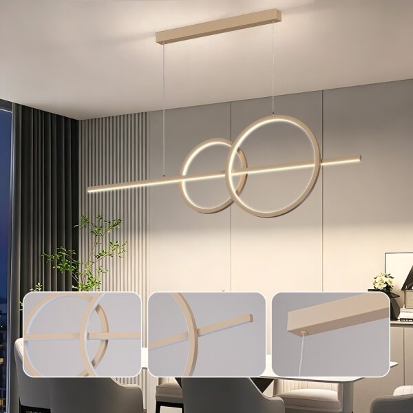 BRILAGI - Stmievateľný LED luster na lanku SIGNATURE LED/53W/230V 120 cm béžový + diaľkové ovládanie