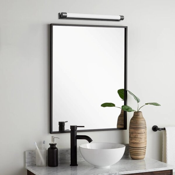 Top Light - LED Kúpeľňové osvetlenie zrkadla TURIA LED/8W/230V IP44 40 cm čierna