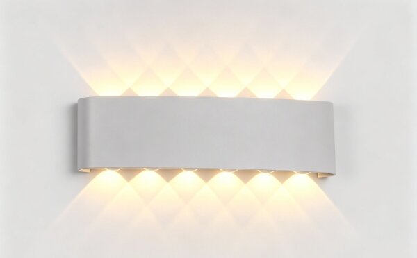Top Light -LED Vonkajšie nástenné svietidlo RAY LED/10W/230V 3000/4000/6500K IP54 biela
