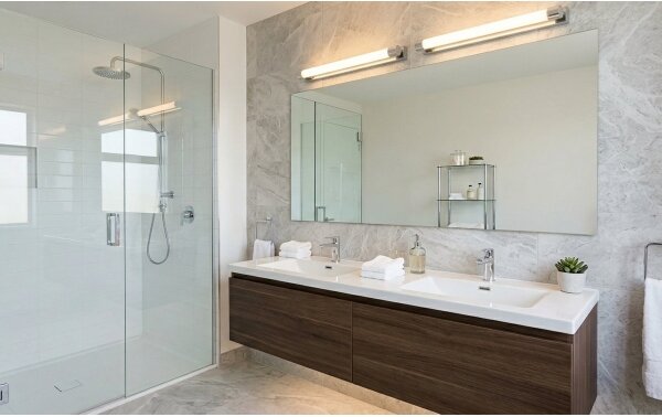 Top Light-LED Kúpeľňové osvetlenie zrkadla TURIA LED/8W/230V IP44 40 cm lesklý chróm