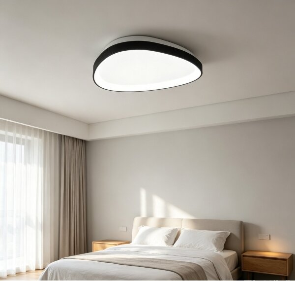 Top Light - Stmievateľné LED stropné svietidlo ECLIPSE LED/55W/230V 3000-6500K čierna + DO