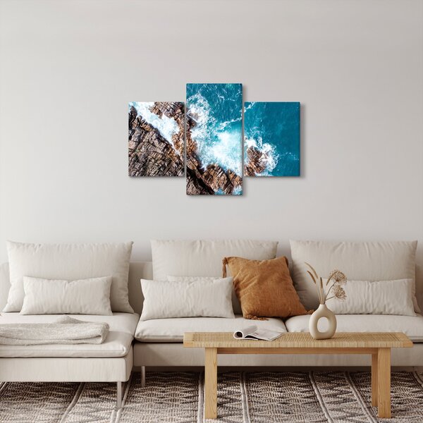 Obraz skál a mora (90x60 cm)