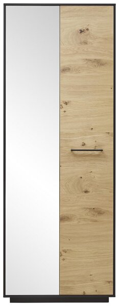 PREDSIEŇOVÁ SKRIŇA, antracitová, farba duba, trámový dub, 72/193/37 cm Dieter Knoll - Skrine