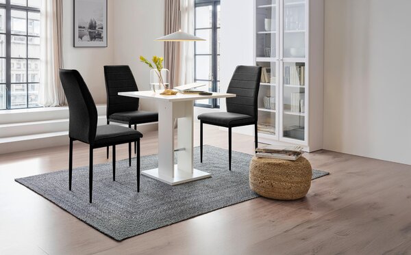 JEDÁLENSKÝ STÔL, biela, 75/75/74 cm Carryhome - Jedálenské programy