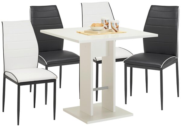 JEDÁLENSKÝ STÔL, biela, 75/75/74 cm Carryhome - Jedálenské programy