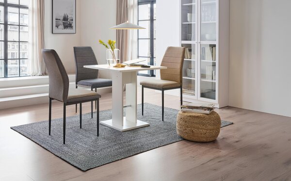 JEDÁLENSKÝ STÔL, biela, 75/75/74 cm Carryhome - Jedálenské programy