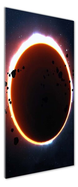 Foto obraz skleněný svislý zatmenie slnka