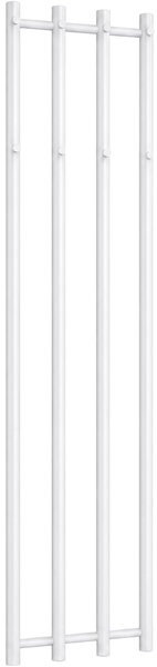 CERANO - Kúpeľňový radiátor Bertini - bočné pripojenie - 380 W - matná biela - 1400x351 mm
