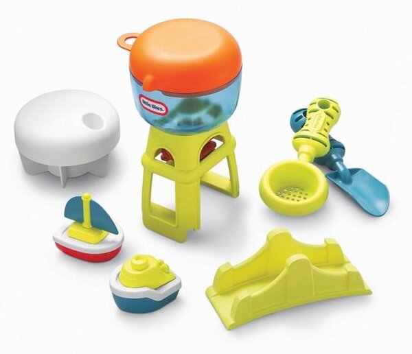 Little Tikes Detské pieskovisko Stolové so slnečníkom 401L - Pieskovisko
