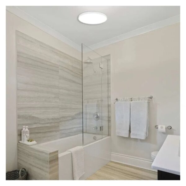 LED Kúpeľňové stropné svietidlo LED/15W/230V 3000/4000/5700K IP55 biela