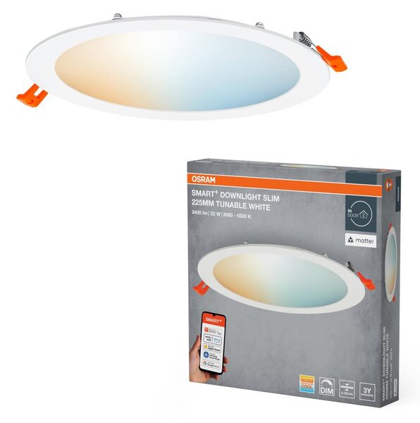 Osram - LED Stmievateľné zapustené svietidlo SMART+ DOWNLIGHT LED/22W/230V Wi-Fi