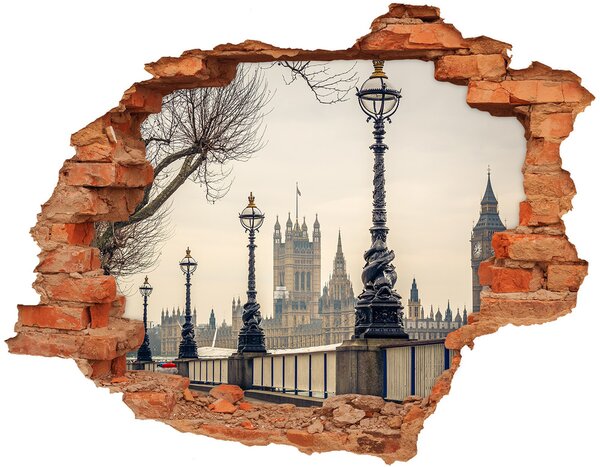 Diera 3D v stene na stenu London jeseň nd-c-81420238