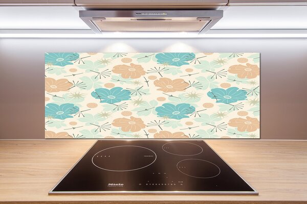 Panel do kuchyne Kvetinový vzor pl-pksh-125x50-f-81739120