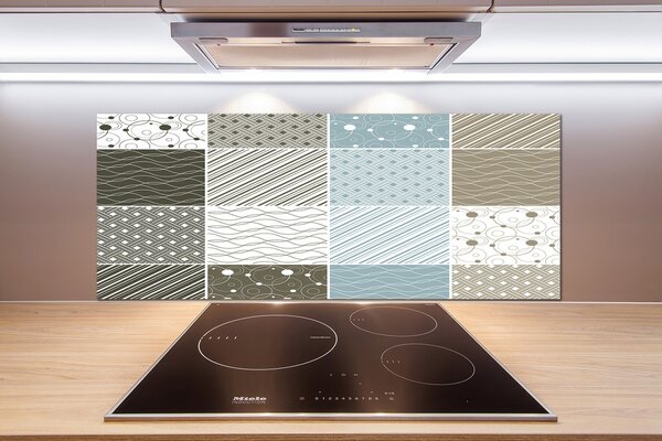 Panel do kuchyne Geometrické vzory