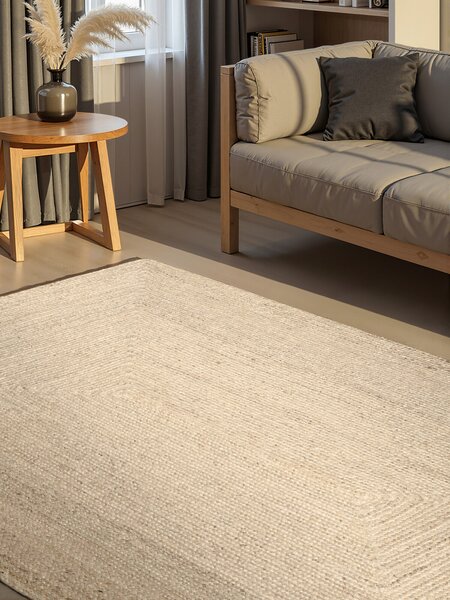 Hanse Home, Kusový koberec Juno 106323 White, 60x90, biela, chodba / predsieň