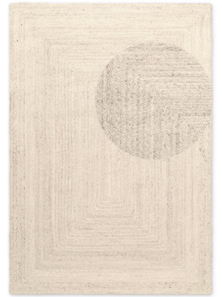 Hanse Home, Kusový koberec Juno 106323 White, 60x90, biela, chodba / predsieň