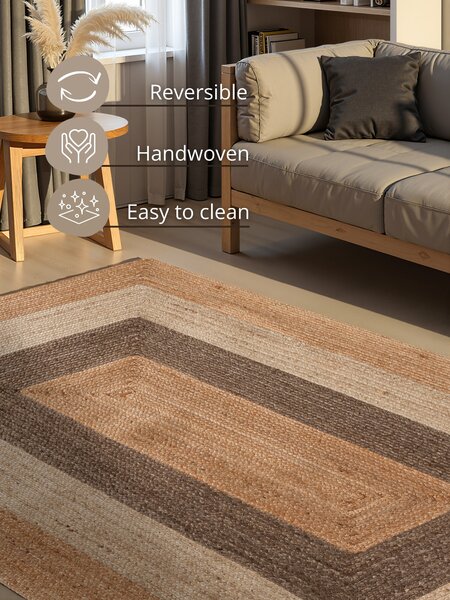 Hanse Home, Kusový koberec Juno 106327 Natural Gold Multicolor, 120x170, viacfarebná, chodba / predsieň