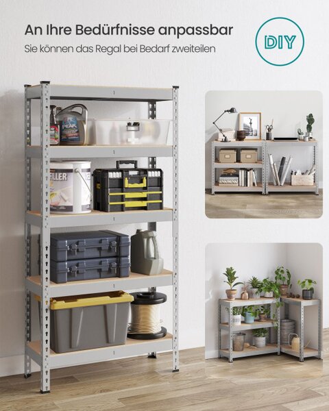 Regál 90x180x45 cm GLR450E01