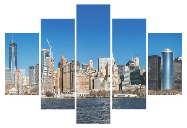 Obraz - Manhattan v New Yorku (150x105 cm)