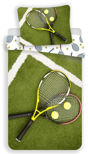 TENNIS bavlnené obliečky DeLuxe Obsah balenia: Štandardný rozmer 1x 140x200 + 1x 70x90