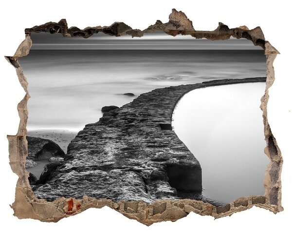 Nálepka fototapeta 3D výhled Kamienková pláž