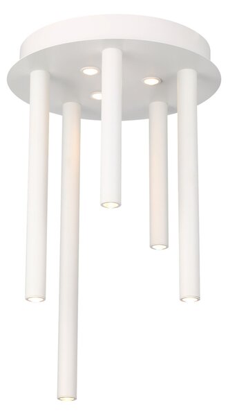 Moderné stropené svietidlo Ilios 5 stmievateľné biela