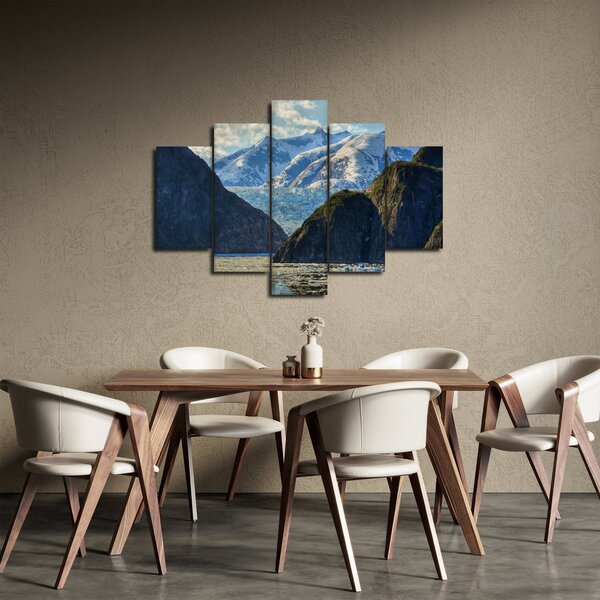 Obraz krajiny s horami (150x105 cm)