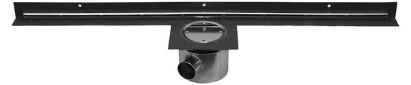 Sprchový žľab PHANTOM s horizontálnou a vertikálnou prírubou, 100 cm