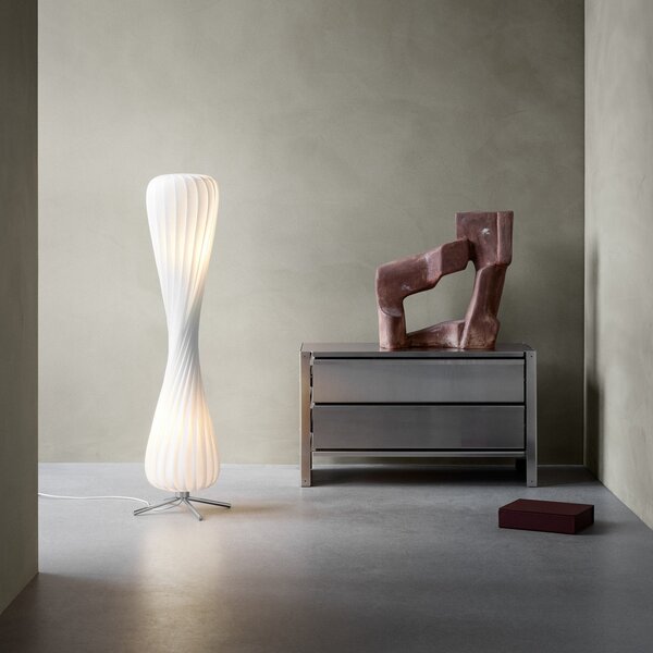 Stojacie Lampa Tom Rossau, Biela, Obývacia izba, Plast
