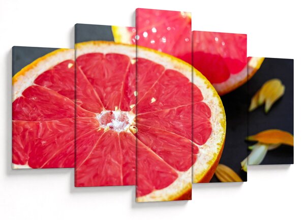 Obraz rozkrojených grapefruitov (150x105 cm)