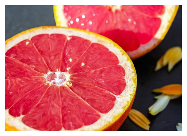 Obraz rozkrojených grapefruitov (70x50 cm)
