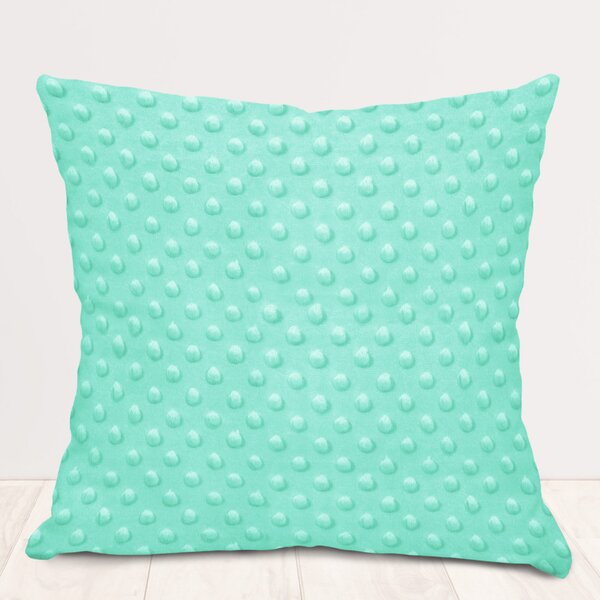 Biante Detská obliečka na vankúš Minky 3D bodky MKP-003 Mintová 30 x 50 cm