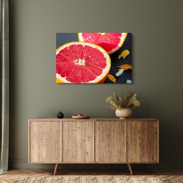 Obraz rozkrojených grapefruitov (90x60 cm)