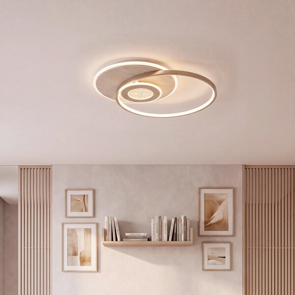 STROPNÉ LED SVIETIDLO, 54,5/43/8 cm Novel - Interiérové svietidlá