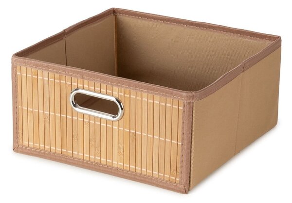 Bambusový úložný box v prírodnej farbe 31x31x15 cm – Compactor