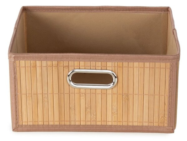 Bambusový úložný box v prírodnej farbe 31x31x15 cm – Compactor