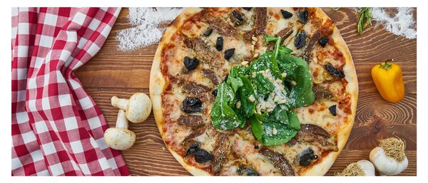 Obraz pizze (120x50 cm)
