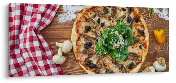 Obraz pizze (120x50 cm)