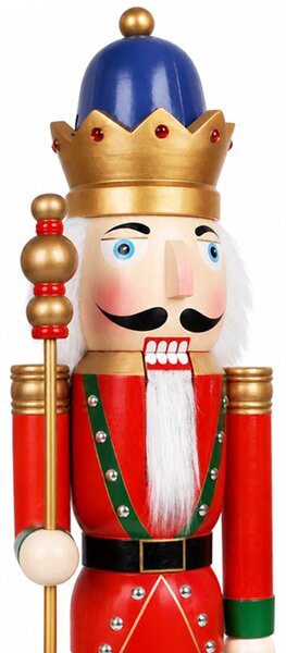 Luskáčik kráľ 120cm (bytová dekorácia na Vianoce)