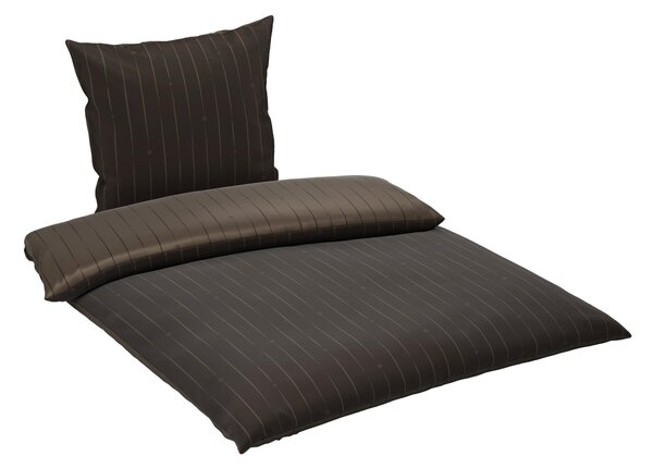 OBOJSTRANNÁ POSTEĽNÁ BIELIZEŇ, satén, hnedá, 155/220 cm Dieter Knoll - Online Only bytové doplnky, Online Only