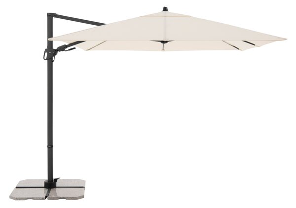 DERBY DX 280 x 280 cm – záhradný slnečník s bočnou nohou - Tovar s drobnou vadou (S332)