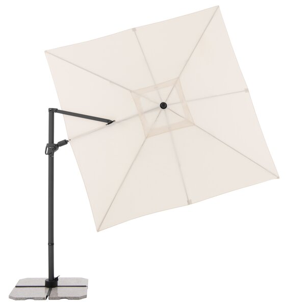 DERBY DX 280 x 280 cm – záhradný slnečník s bočnou nohou - Tovar s drobnou vadou (S332)