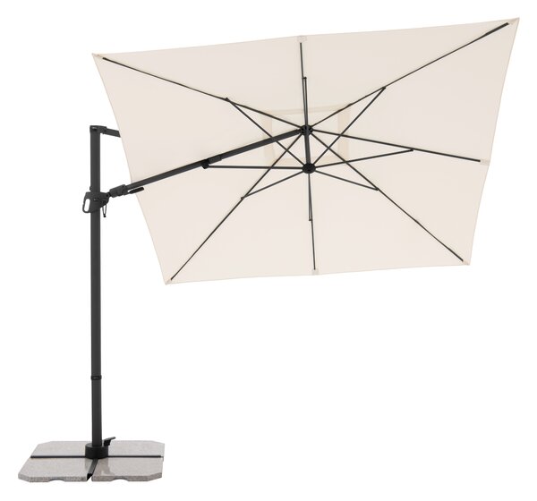 DERBY DX 280 x 280 cm – záhradný slnečník s bočnou nohou - Tovar s drobnou vadou (S332)