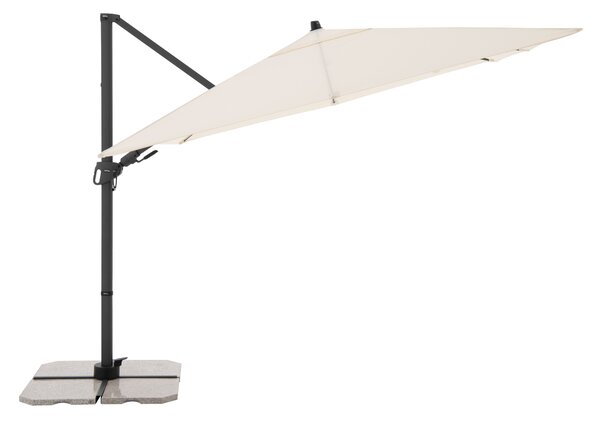 DERBY DX 280 x 280 cm – záhradný slnečník s bočnou nohou - Tovar s drobnou vadou (S332)