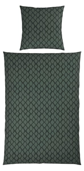 OBOJSTRANNÁ POSTEĽNÁ BIELIZEŇ, satén, zelená, 155/220 cm Dieter Knoll - Online Only bytové doplnky, Online Only