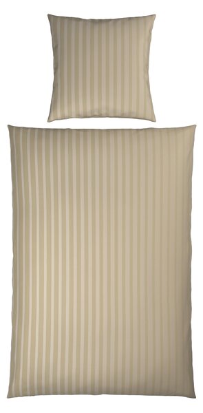 POSTEĽNÁ BIELIZEŇ, satén, béžová, 135/200 cm Dieter Knoll - Online Only bytové doplnky, Online Only