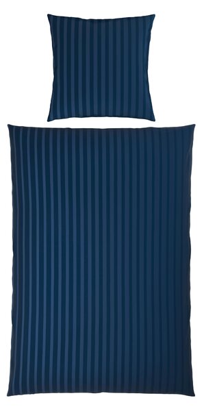 POSTEĽNÁ BIELIZEŇ, satén, tmavomodrá, 135/200 cm Dieter Knoll - Online Only bytové doplnky, Online Only